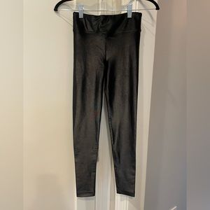 Koral black leggings with sheen - XS